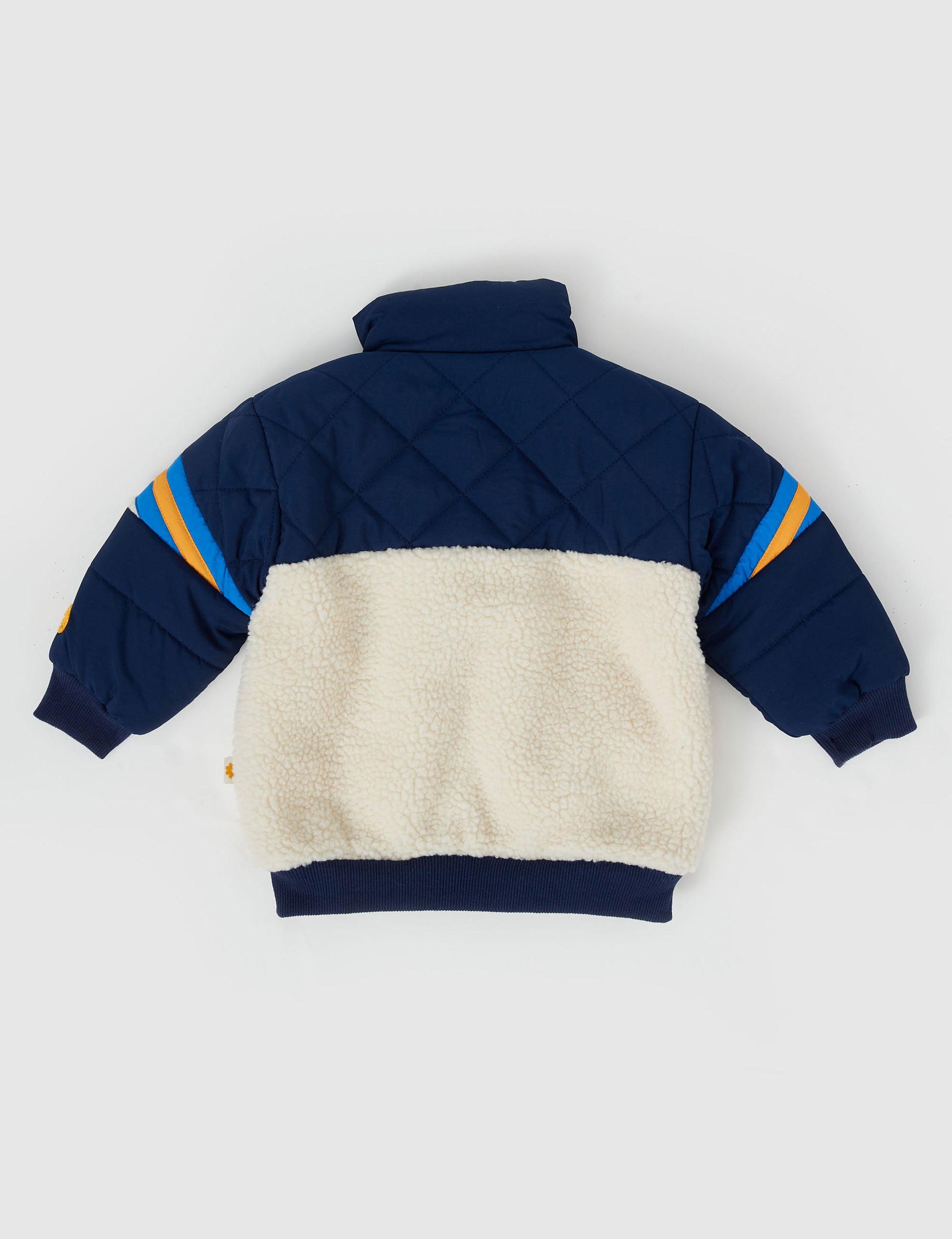 Kobe Shearling Jacket Navy Goldie + Ace