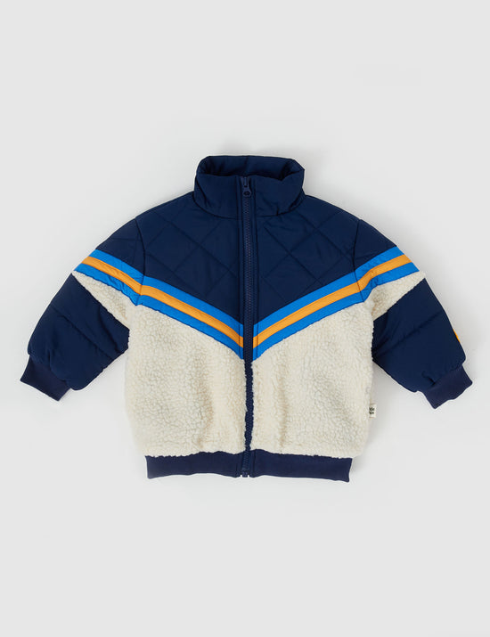 Kobe Shearling Jacket Navy