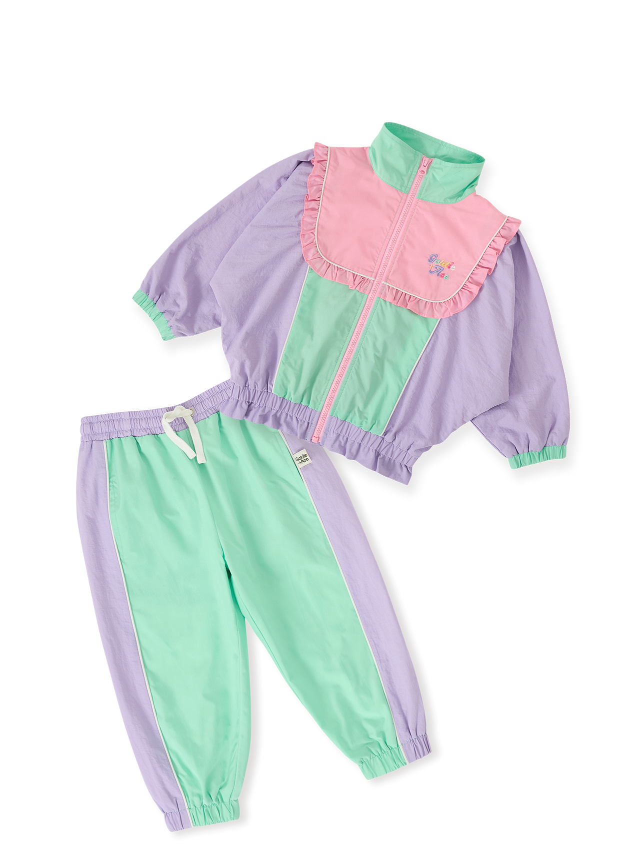 The Frill Seekers Retro Track Pants Set