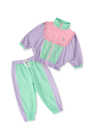 The Frill Seekers Retro Track Pants Set