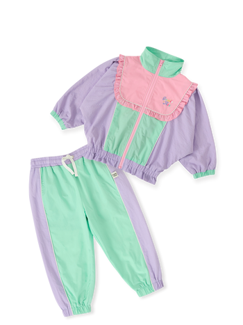 The Frill Seekers Retro Track Pants Set