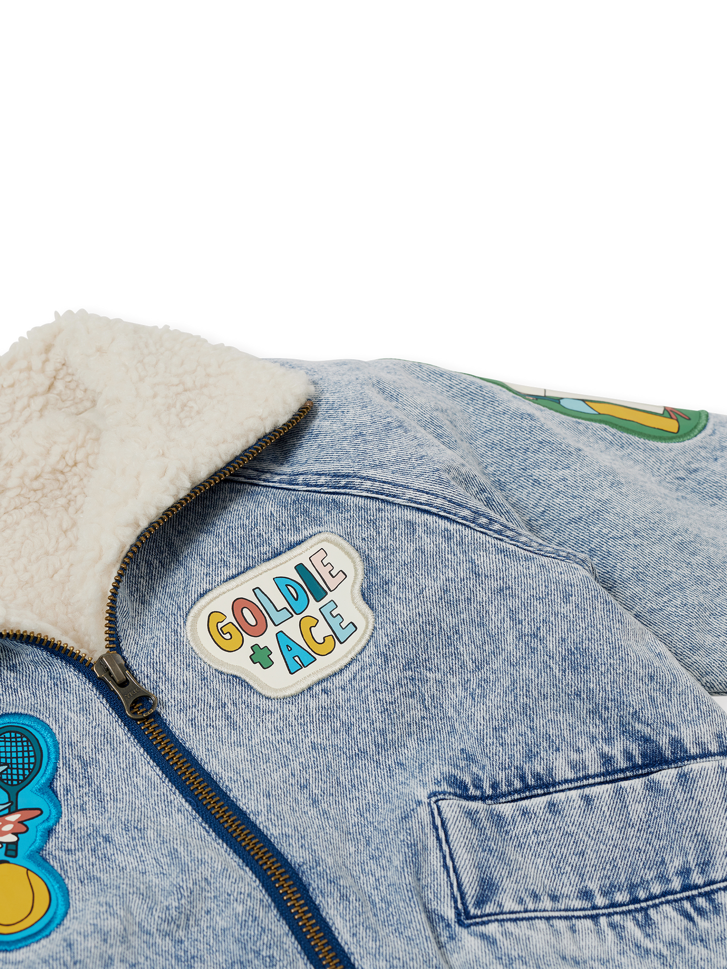 Ari Denim Sherpa Set