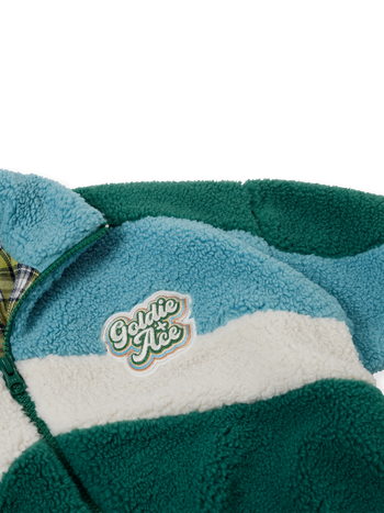 Frankie Sherpa Jacket Teal