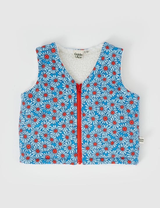 Dixie Daisy Quilted Corduroy Vest