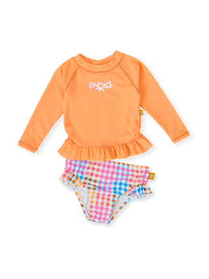 The Daisy Chain & Gingham Kids Swim Set