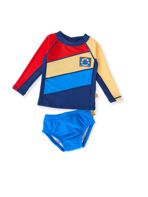 The Nautical Flag Baby Swim Set