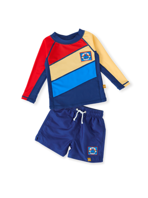 The Nautical Flag Kids Swim Set