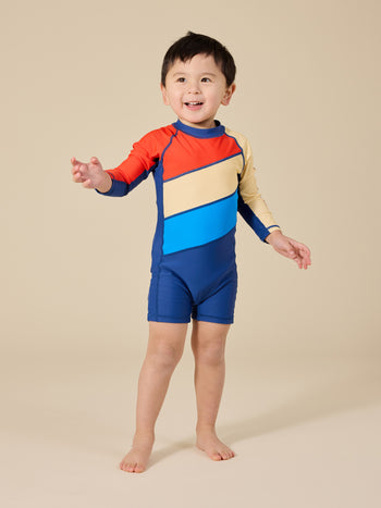 Nautical Flag Short Leg Swimsuit