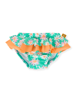 Daisy Patch Frill Waist Swim Nappy