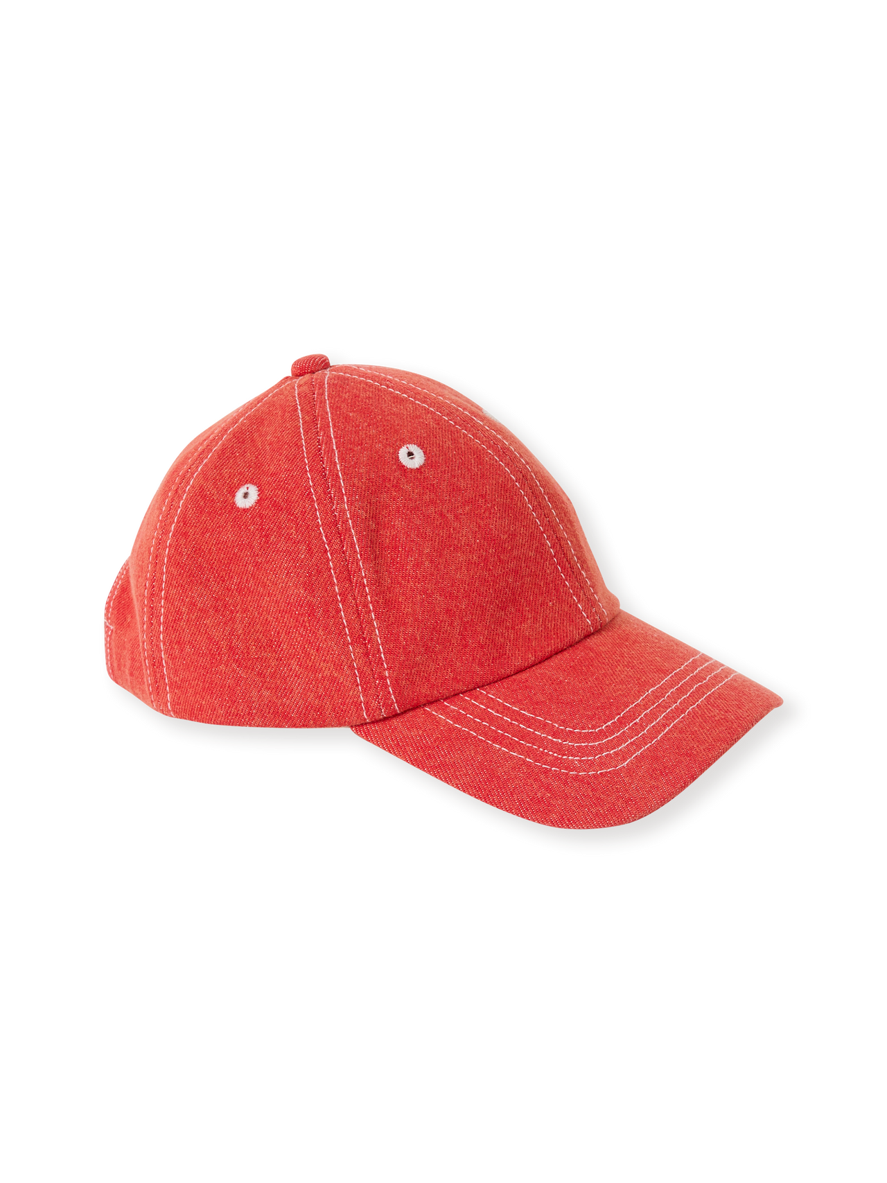 Tate Embroidered Denim Cap