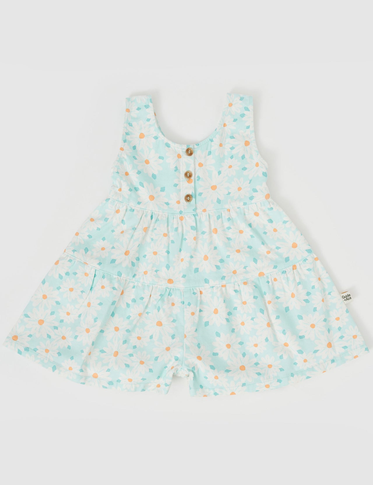 Layla Shortalls Daisy Delight Lagoon