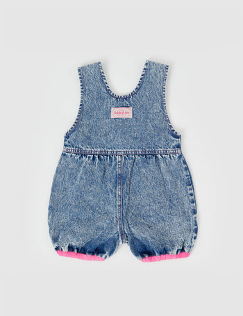 Nina Fruity Denim Romper