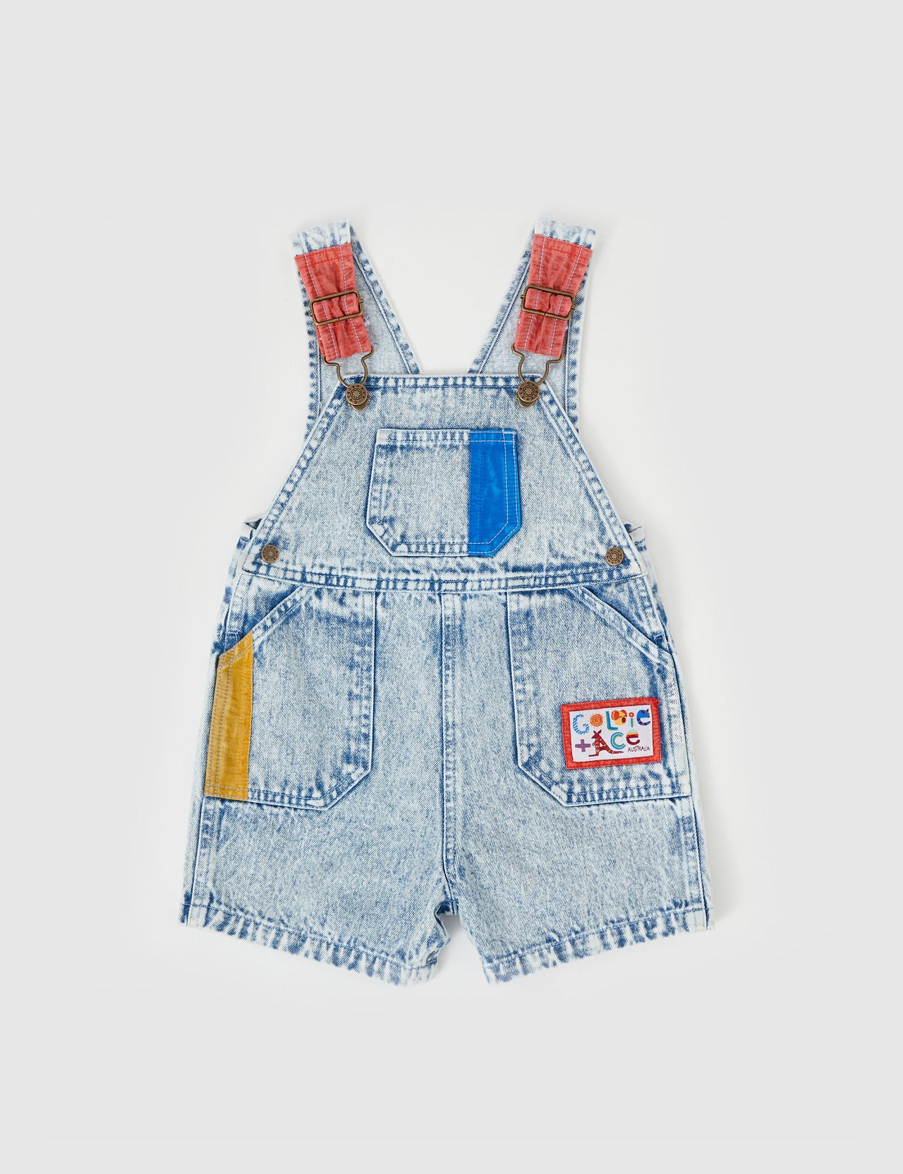 Burton Colour Pop Cargo Denim Overalls