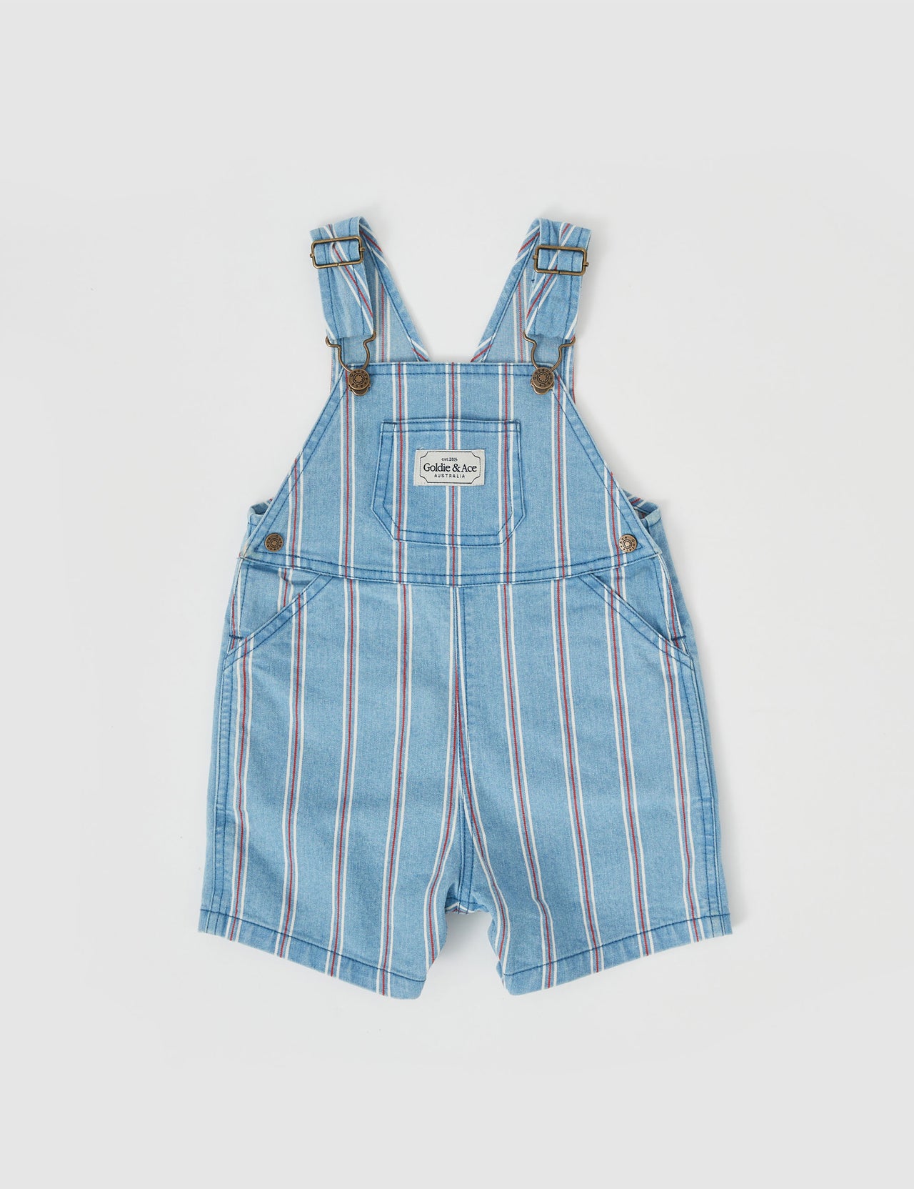 Burton Classic Stripe Denim Overalls