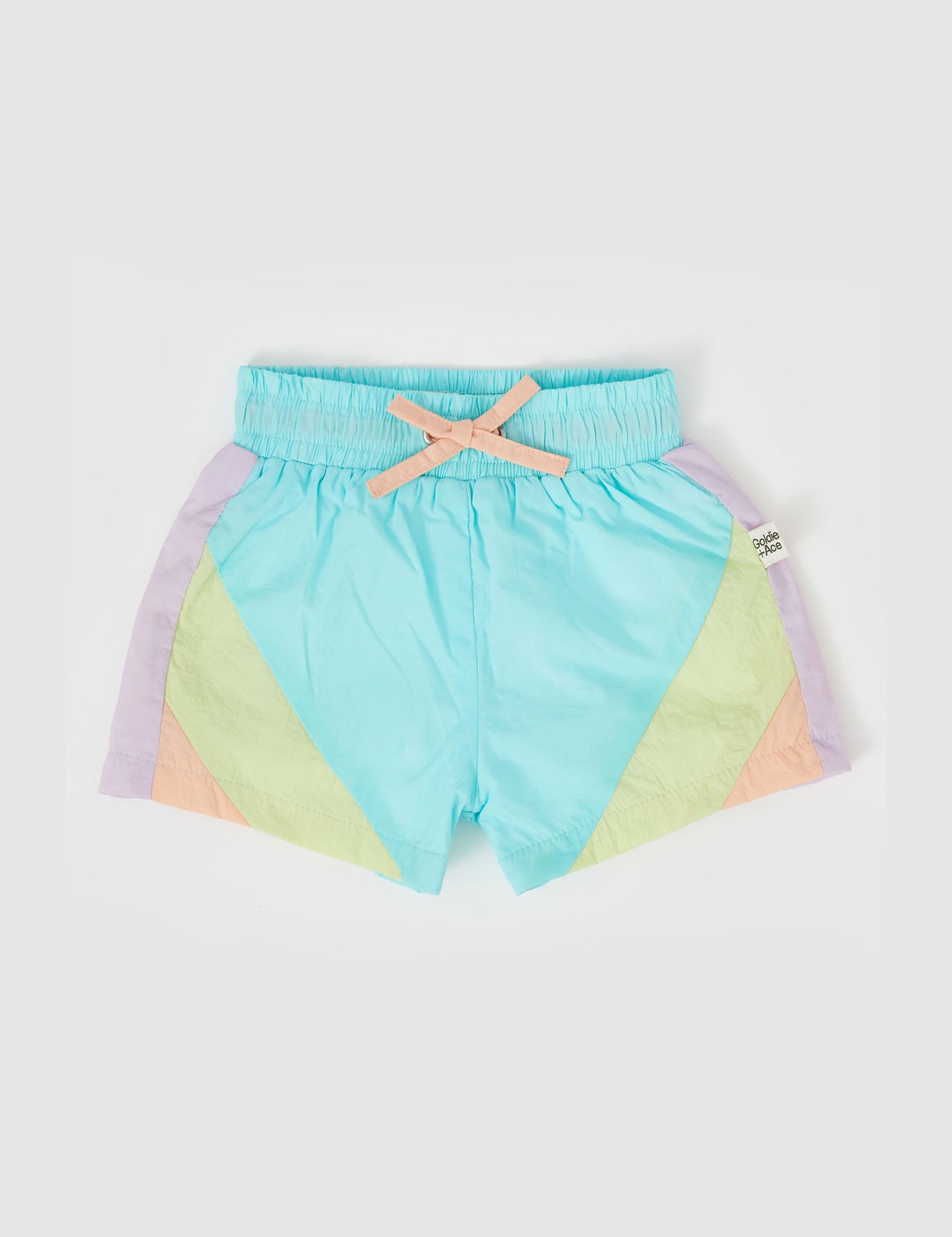 Retro Lightweight Sporty Shorts Lagoon Multi