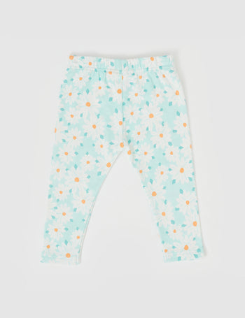 Daisy Delight Leggings Lagoon