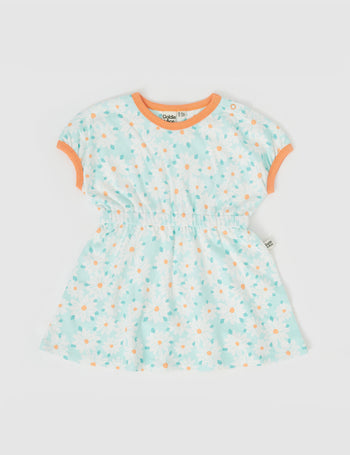 Tammy T-Shirt Dress Daisy Delight Lagoon