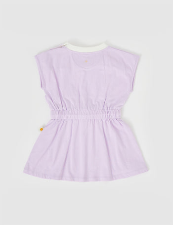 Palm Beach Club Tie Dress Lilac