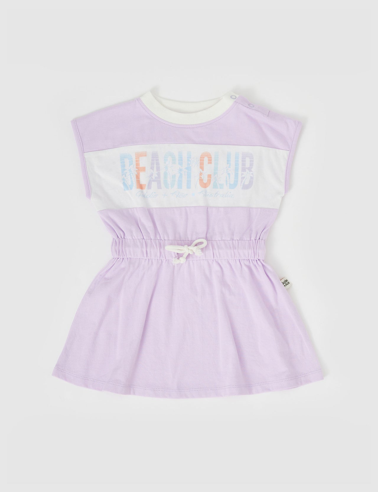 Palm Beach Club Tie Dress Lilac