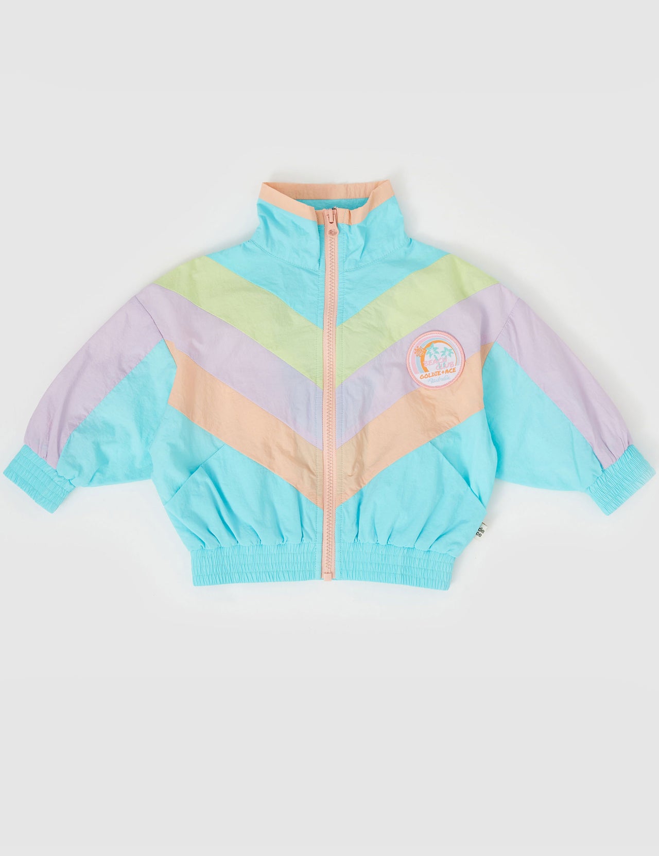 Retro Lightweight Spray Jacket Lagoon Multi