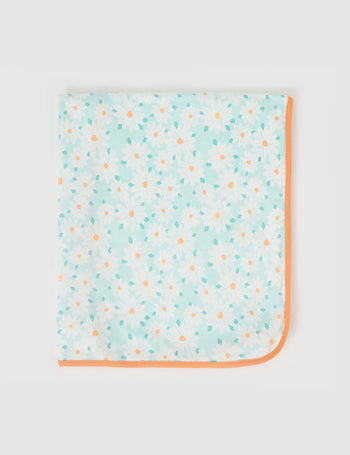 Daisy Delight Baby Wrap Lagoon