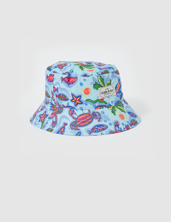 Goldie Daydream Island Lightweight Bucket Hat Crystal Clear