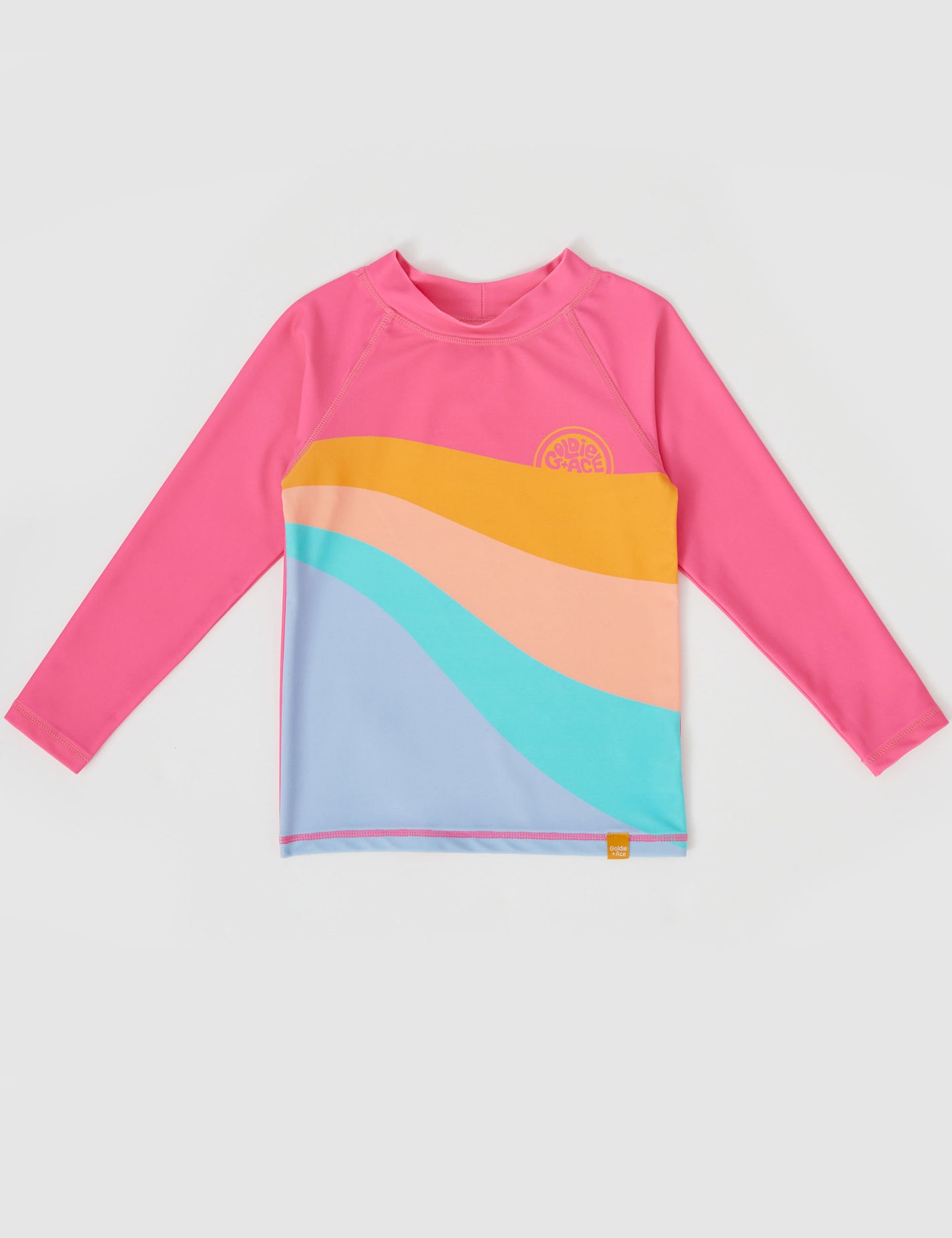 Ride The Wave Rashguard Pink Multi