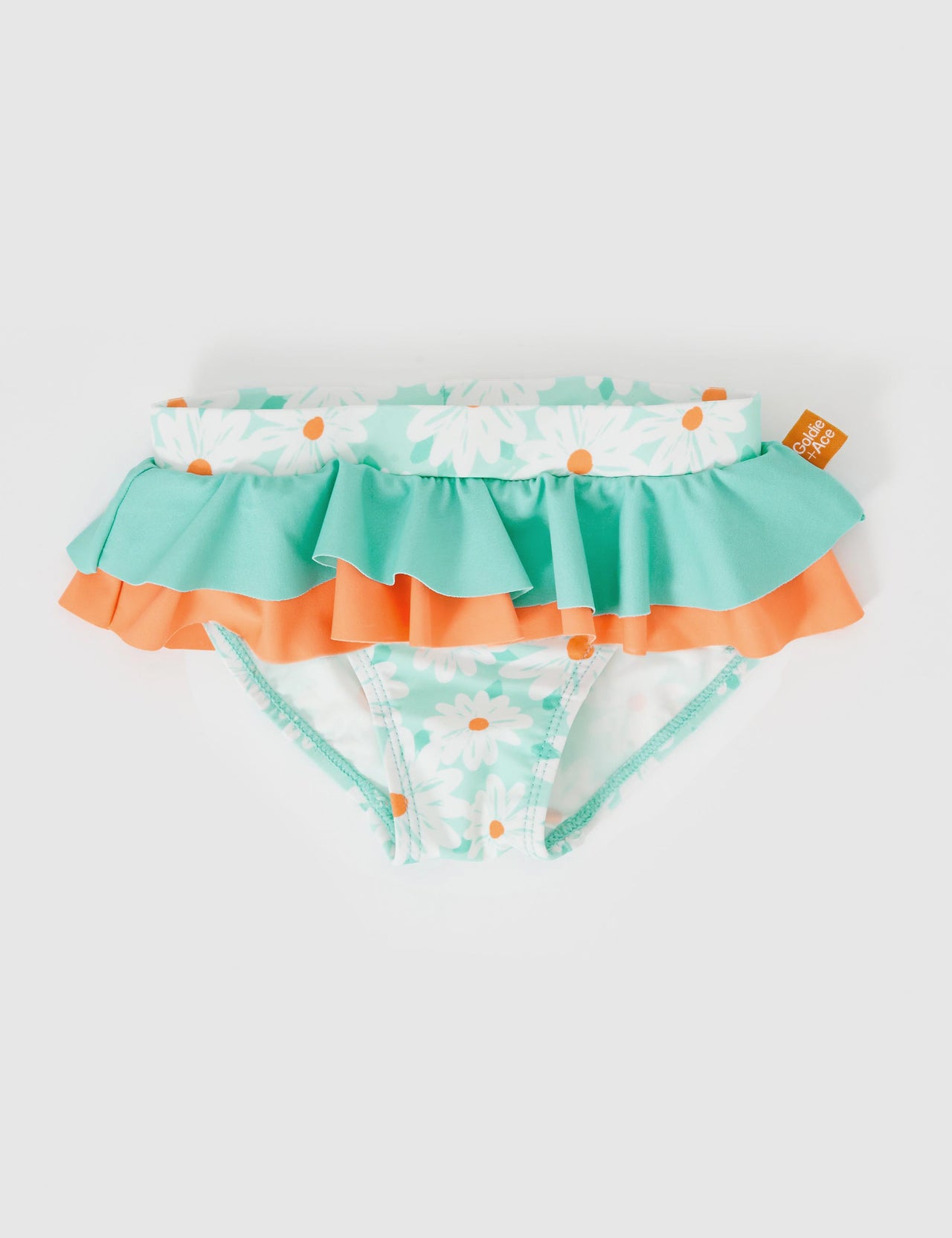 Daisy Delight Frill Waist Bikini Bottom Lagoon