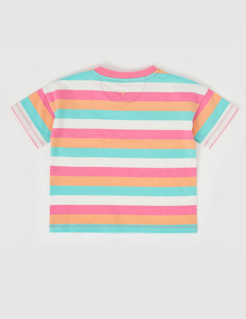 Beach Club Stripe T-Shirt Summer Stripe