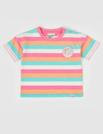 Beach Club Stripe T-Shirt Summer Stripe