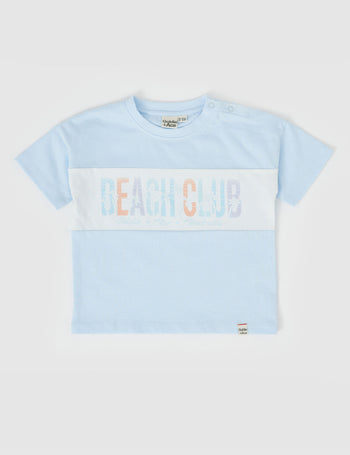 Palm Beach Club T-Shirt Baby Blue