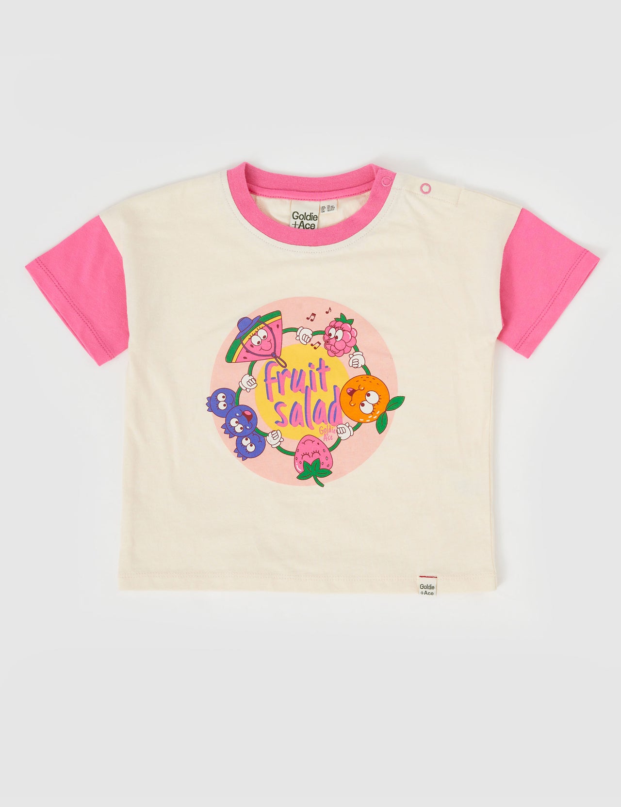 Fruit Salad Friends T-Shirt Vanilla/Pink