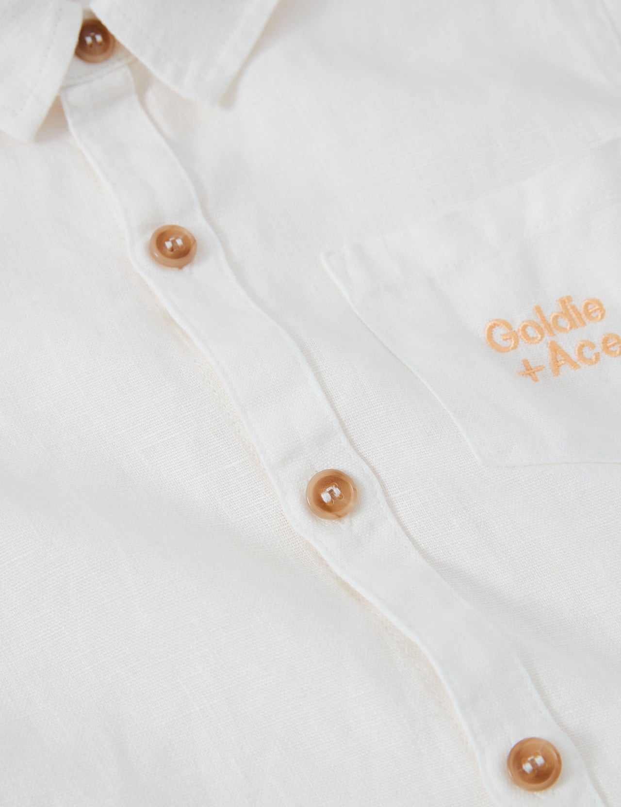 Holiday Linen Shirt Ivory