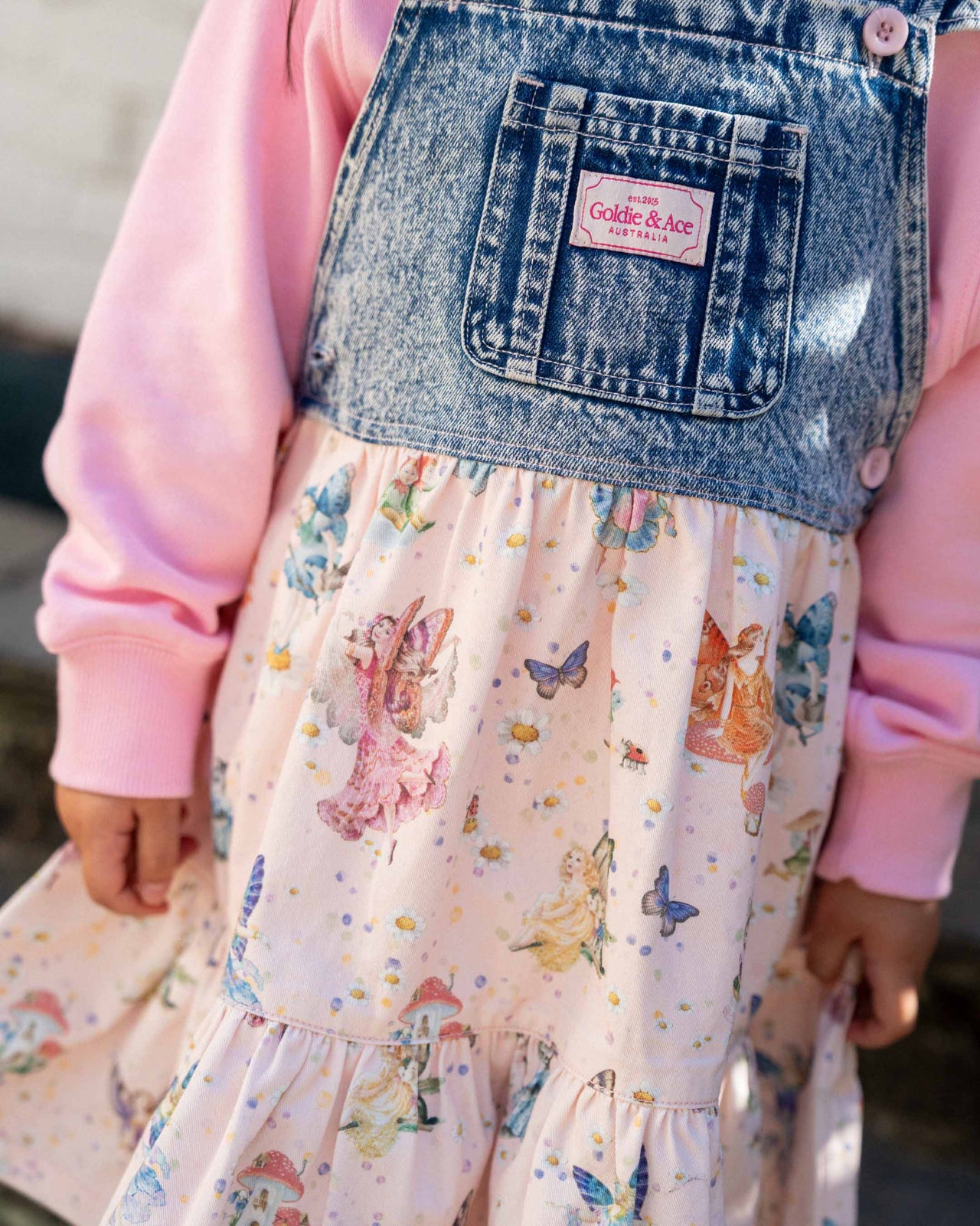 Shirley Barber Fairy Meadow Denim Dress