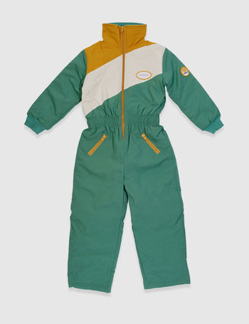 Retro Snow Suit Green