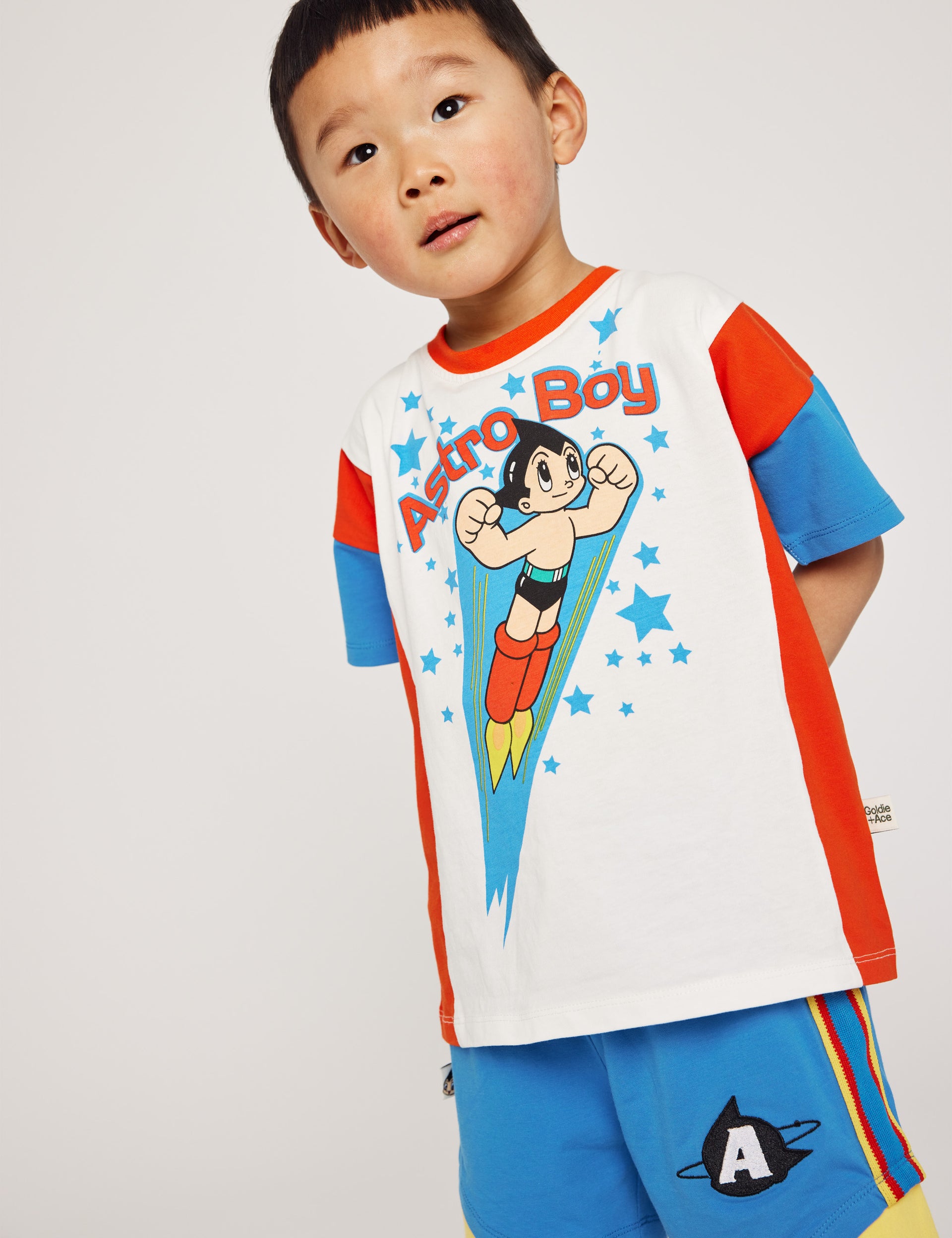 Astro Boy The Mighty Atom Vintage Print T-Shirt
