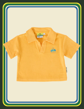 Go for Gold Terry Towelling Polo Shirt