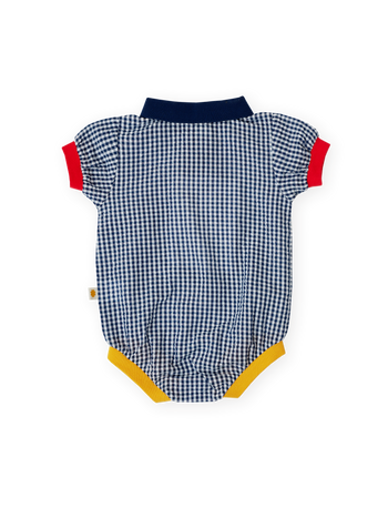 Gingham Colour Pop Polo Romper