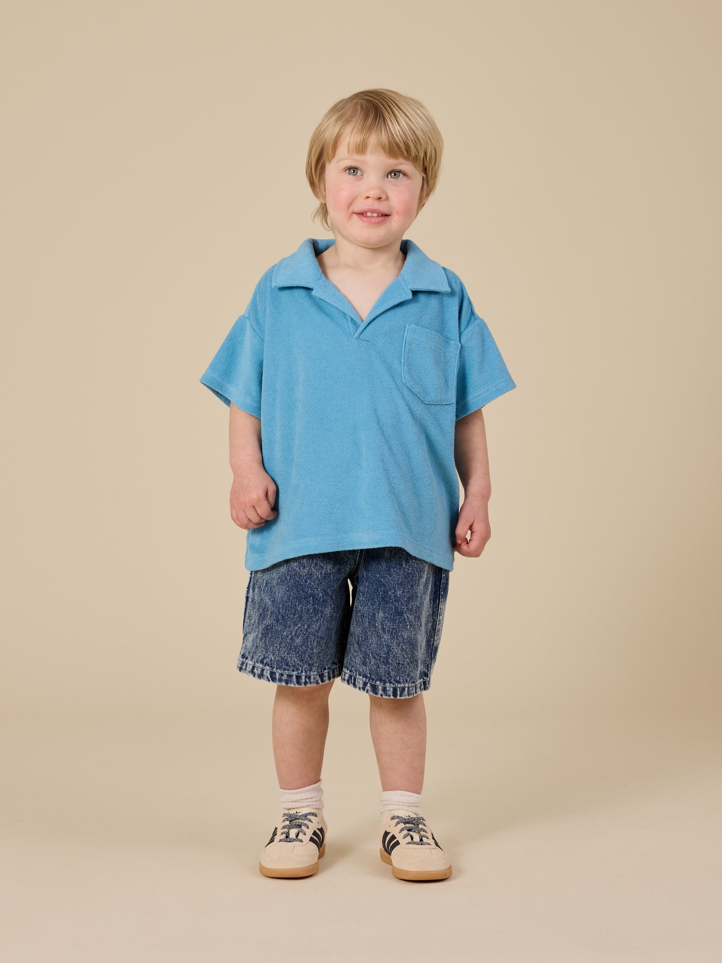 Oversized Terry Polo