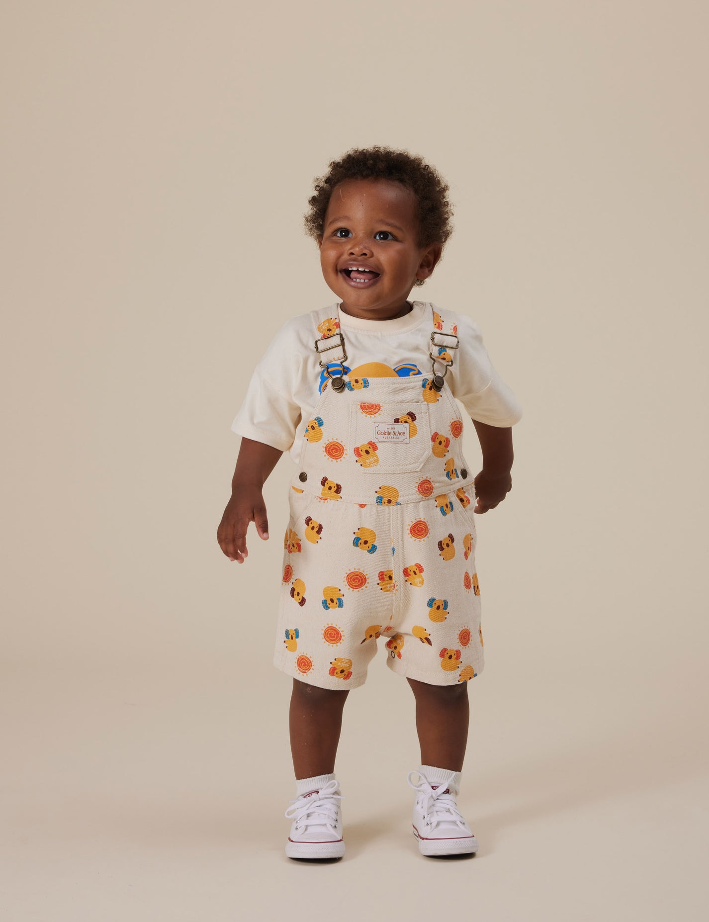 Burton Vintage Washed Denim Koala Overalls