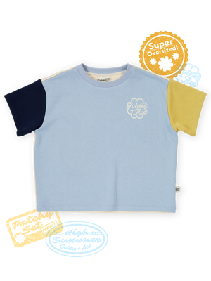 Oversized Sweat Tee Sky Blue