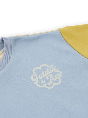 Oversized Sweat Tee Sky Blue