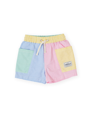 Colour Block Noah Pocket Shorts
