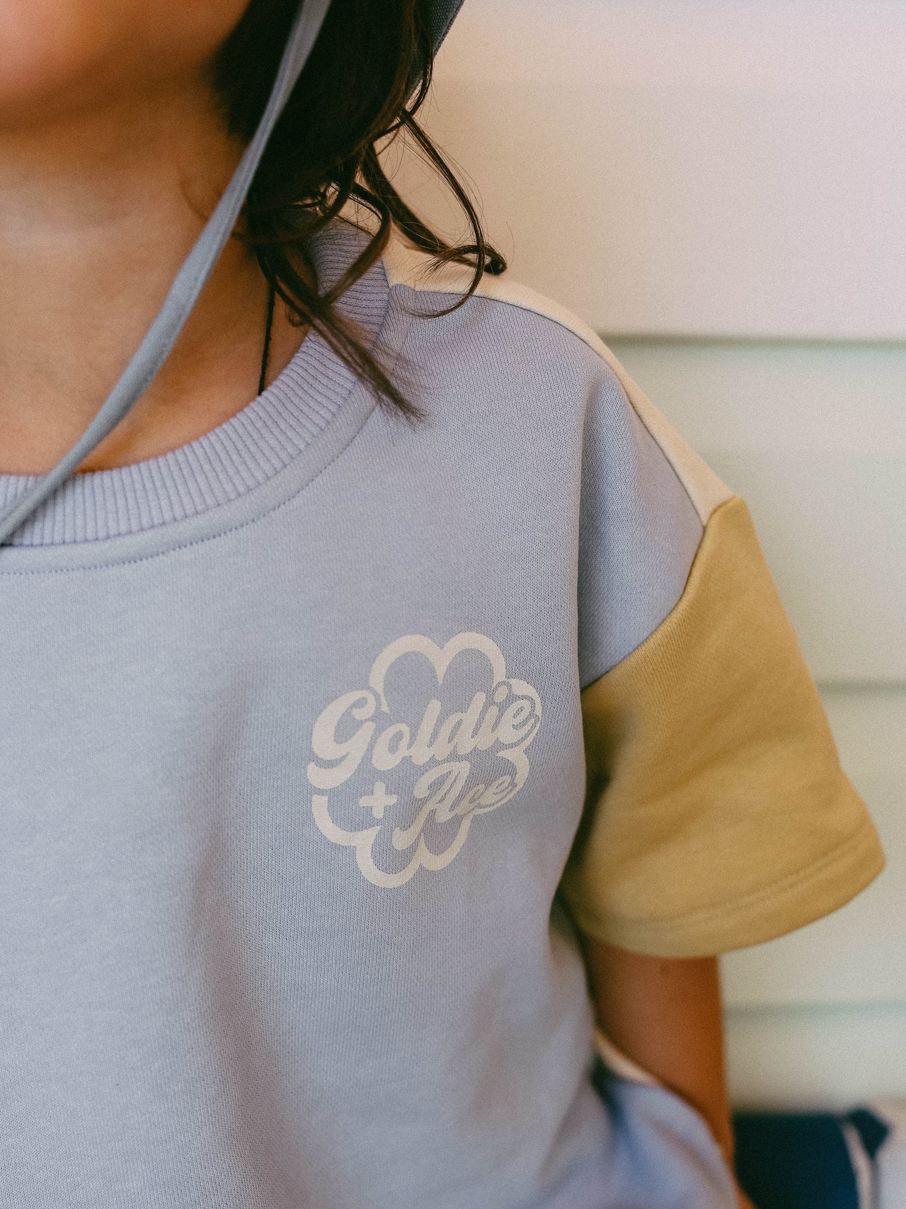 Oversized Sweat Tee Sky Blue