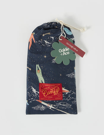 Outer Space Vintage Washed Cotton Pillowcase