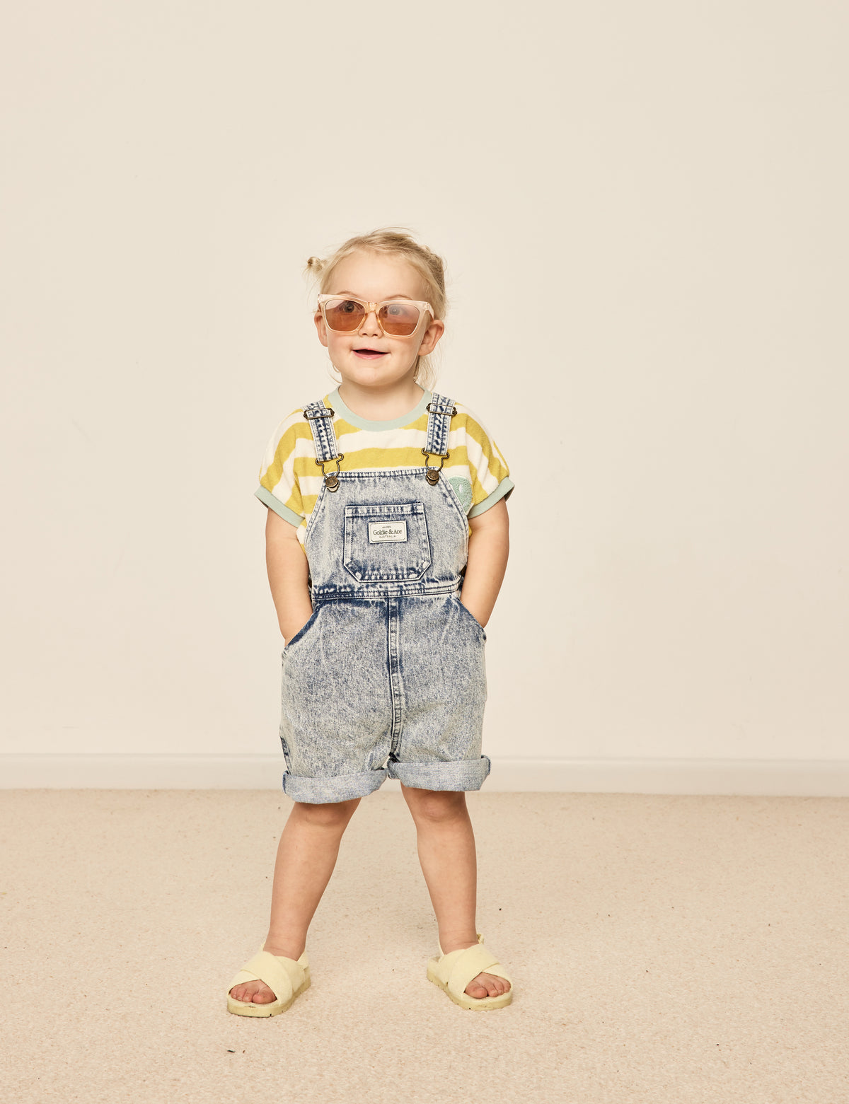 Goldie & Ace Burton Overalls - Check