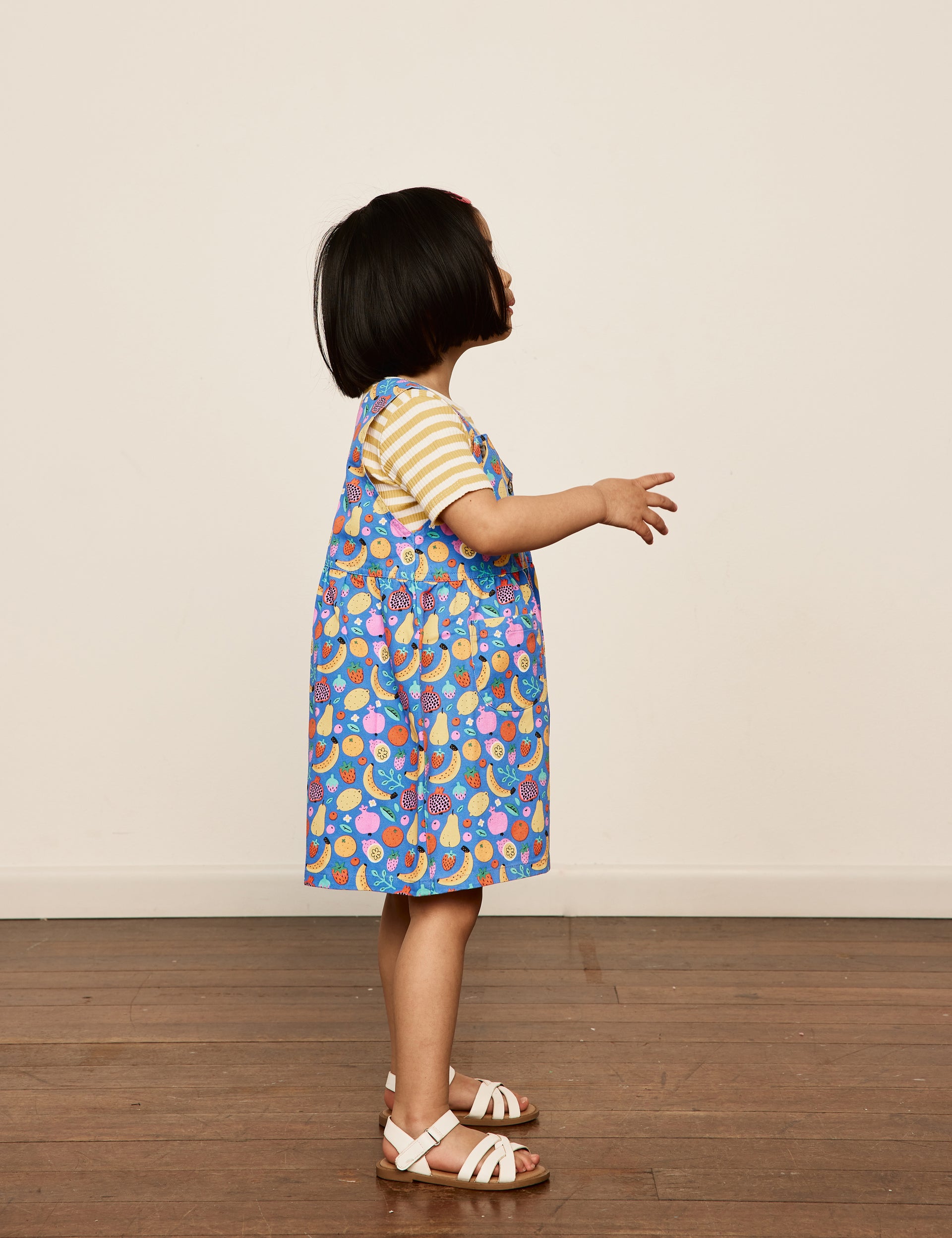 Sara Shortalls Fruit Tingle Blue