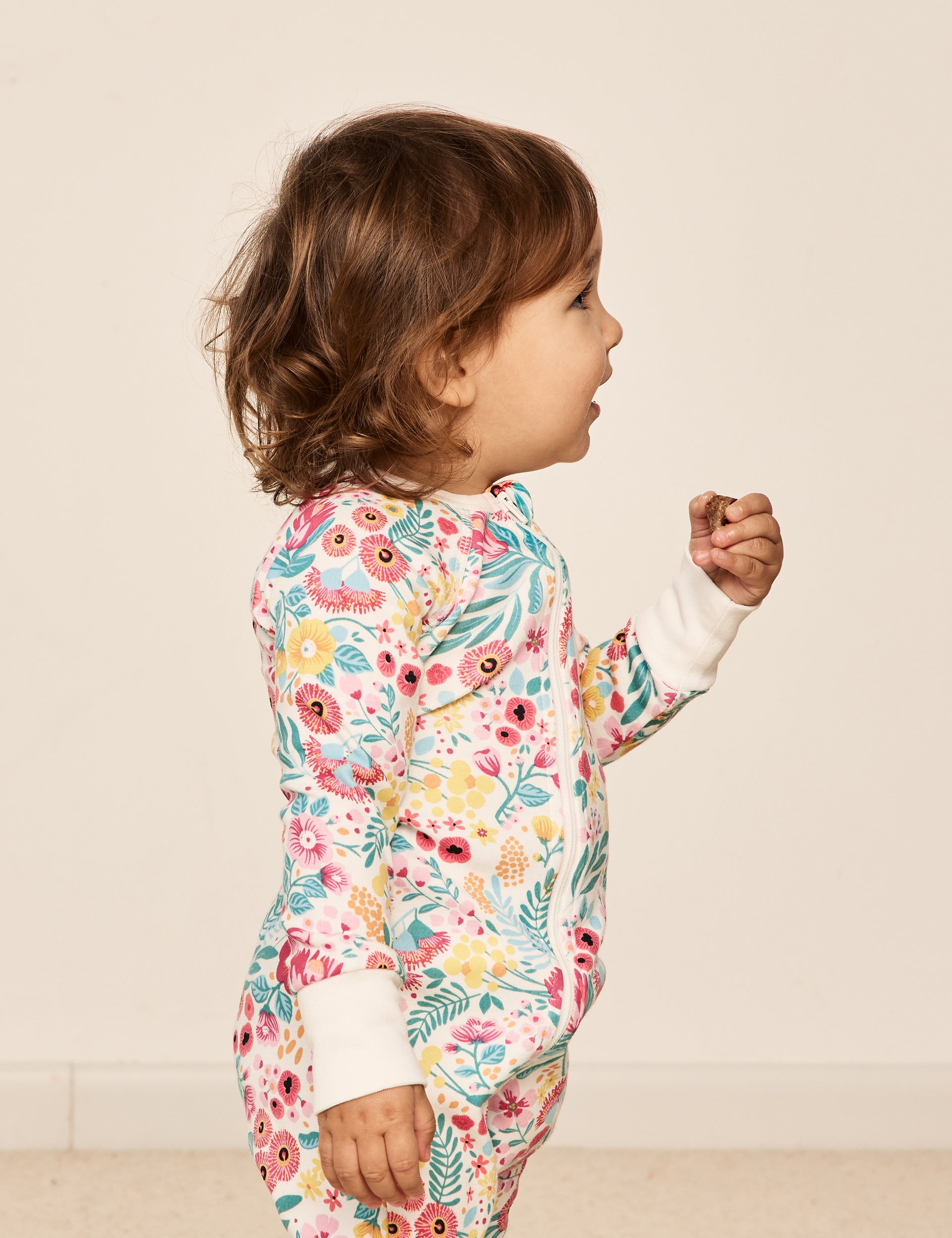 Native Botanical Print Zipsuit