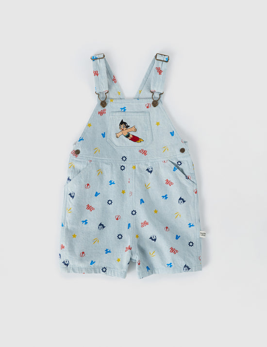 Astro Boy Vintage Washed Denim Overalls
