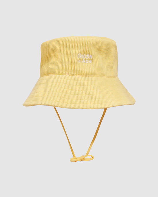 Goldie Waffle Bucket Hat Sunshine